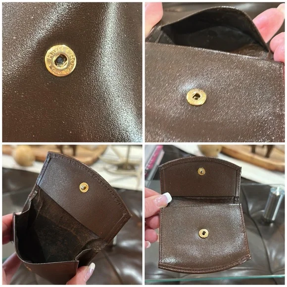 Authentic Vintage Burberry Coin Case Nova Check Shadow Horse Purse, VGUC - Picture 5 of 16